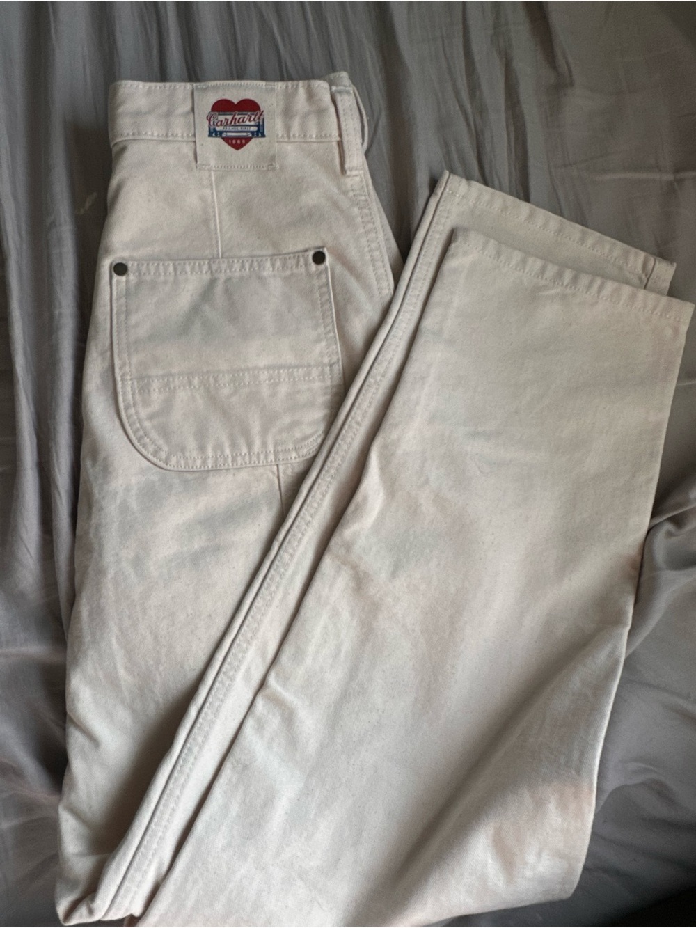 Carhartt Women’s White Canvas Cargo Pants